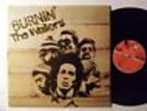 THE WAILERS Burnin’ TUFF GONG Roots Reggae Red Label Jamaica LP Bob Marley HEAR