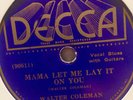 WALTER COLEMAN DECCA 7157 BLUES 78 RPM E-