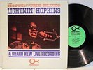 Rare Blues LP - Lightnin' Hopkins - Hootin' The Blues - Prestige Folklore- Promo