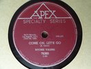 1958 Rock ‘n Roll 78 rpm RITCHIE VALENS Come On, Let’s Go / Framed  APEX Canada