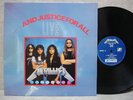 METALLICA LIVE ...AND JUSTICE FOR ALL Unique Cover 1991 LP W/INSERT + CARD Promo