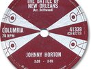 Rare 1959 JOHNNY HORTON Rock'n Roll 78 RPM Record. Battle of New Orleans