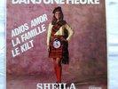 SHEILA RARE 33 TOURS PRESSAGE FRANCE / DANS UNE HEURE BANDEAU BLANC AUTOUR