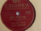 Roy Acuff - 78rpm single 10-inch - Columbia #37005 Great Speckle Bird