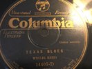 PRE WAR BLUES WILLIE REED (great Texas Guitar) Columbia 14407 Texas Blues E
