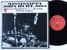 MISSISSIPPI JOHN HURT Folksongs And Blues PIEDMONT LP