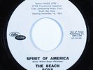 Rock 45 BEACH BOYS Spirit Of America CAPITOL CUSTOM promo HEAR
