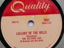 THE DELTAIRS Lullaby Of The Bells / It's Only Ex CANADA 1957 QUALITY DOO WOP 78