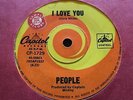 PEOPLE - - I LOVE YOU - - Rare  1968 Australian Capitol PROMO 7