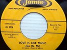 FIVE CHORDS vg++ orig. JAMIE 45 DON'T JUST STAND THERE LOVE IS LIKE MUSIC ws571