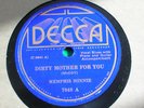 78rpm- Blues, jazz, country 1920s-30s- Memphis Minnie- Dirty Mother For You