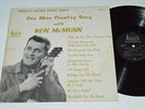 RON McMUNN One More Country Song With LP 1967 Banff Records Canada Country G+/VG