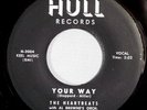 HEAR IT 50's Doo-Wop 45 rpm record The Heartbeats 