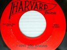 the APOLLOS doowop Harvard VG+ 45 I LOVE YOU DARLING b/w BANDSTAND BABY F1001