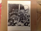 Culo Tenement split EP ORIGINAL COVER ART Drugface Tarantula Rash Spits Ergs  HC