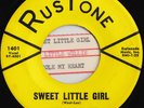 LITTLE WILLIE WEST Sweet Little Girl RARE NEW ORLEANS SOUL POPCORN 45 *hear*