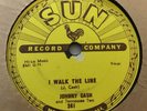 Johnny Cash I Walk The Line/Get Rhythm Sun 241 78rpm