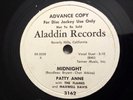 R&B/Jazz Vocal 78rpm Patty Anne & The Flames on ALADDIN Maxwell Davis E+ DJ WL