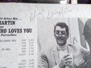 Dean Martin autographed signed 