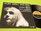 LAURA BETTI LP KURT WEILL 1933-1950 ORIGINALE 1963 COPERTINA APRIBILE E LIBRETTO