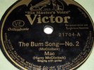 Victor 21704 Mac Harry McClintock The Bum Song / The Big Rock Candy Mountains 78