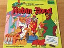 1973 Walt Disney's Robin Hood Vinyl Record and Illustrated Storybook