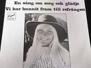 RARE ORIG 45 - AGNETHA FALTSKOG - EN SANG OM SORG OCH  -SWEDEN -CUPOL 297 (1973)