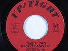 Crossover Soul 45 RICHARD CAITON Take A Hold Brother & Sister UPTIGHT VG+ HEAR