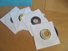 Record Carrying Case with 100 45 RPM Vinyl Records - Doo-Wop, Rhythm Blues Lot