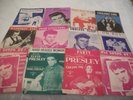 ROCK N ROLL SHEET MUSIC 12 ITEMS--ELVIS/JERRY LEE LEWIS/ ETC ---EX CONDITION