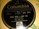 MISS HUE LEE : ROSE, ROSE, I LOVE YOU  /  AN AUTUMN MELODY.  UK.78rpm