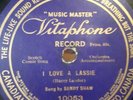 Sandy Shaw/ Cal Stewart vitaphone 10053 78 rpm record