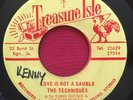 TECHNIQUES   MY GIRL / LOVE IS NOT A GAMBLE RARE REGGAE 45 TREASURE ISLE JAMAICA