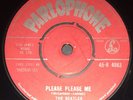 THE BEATLES - PLEASE PLEASE ME Vinyl 1st PRESS Rare RED LABEL VARIANT 45-R 4983