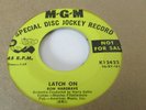 RON HARGRAVE ROCKABILLY M-G-M PROMO 45 K12422 LATCH ON B/W ONLY A DAYDREAM