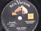 78-ROCK-ELVIS PRESLEY-BLUE MOON/JUST BECAUSE on RCA-VERY RARE
