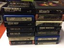 Led Zeppelin Van Halen Uriah Heep Heart Yes Montrose Deep Purple  8 Track Lot