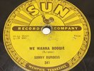 RARE Sonny Burgess SUN 247 We Wanna Boogie / Red Headed Woman 78 VG-