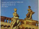 BACH VIKTOR PIKAISEN VIOLIN SOLO SONATA & PARTITA ETERNA ED.1 STEREO 826609 NM