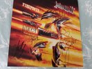 Judas Priest - Firepower SIGNED Red/Black + Orange/Black Vinyl Double LP CD
