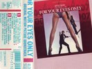 FOR YOUR EYES ONLY James Bond 007 * MC Cassette Tape * Bill Conti - RARE