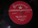CRICKETS 78 RPM Brunswick BUDDY HOLLY Not Fade Away OH BOY Rock N Roll