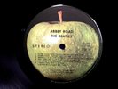 Beatles ABBEY ROAD 1975  Apple ALL RIGHTS on A side perimeter Jacksonville press