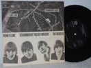 The BEATLES Penny Lane / Strawberry Fields Rare MAP cover Danish PS 45 vinyl 7''
