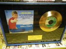 JOHNNY HALLYDAY DISQUE D'OR L'IDOLE DES JEUNES  N° 365/500 EXEMPLAIRE