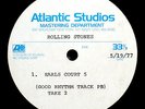 ROLLING STONES HAND OF FATE UNRELEASED LIVE U LIVE VERSION INSANELY RARE ACETATE