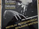 SWL 8503 Britten / Debussy Cello Sonata / Rostropovich / Britten W/B