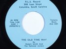 Black Gospel 45 ROBERT SMITH & NATIONAL JUNIORS The Old Time Way R.L.S. HEAR