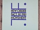 NEW ORDER • MOVEMENT • NEAR MINT VINYL LP • FACTORY RECORDS FACT 50