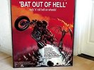 MEAT LOAF BAT OUT OF HELL PROMOTIONAL POSTER,ROCK POP,JIM STEINMAN